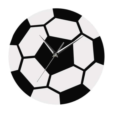 Klassisk fodbold design vægur til væggen