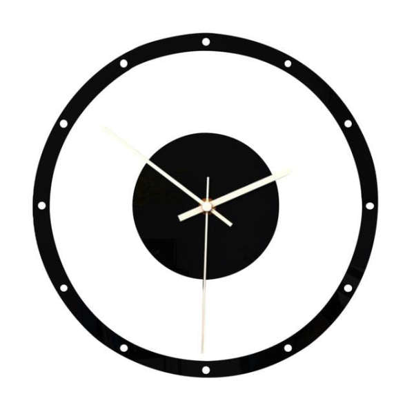 Minimalistisk nordisk design vægur