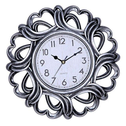 Stort sort vægur i sol-design