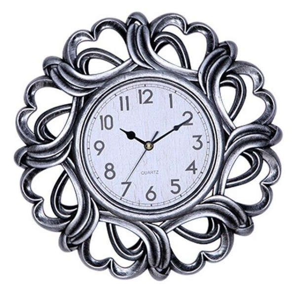 Stort sort vægur i sol-design