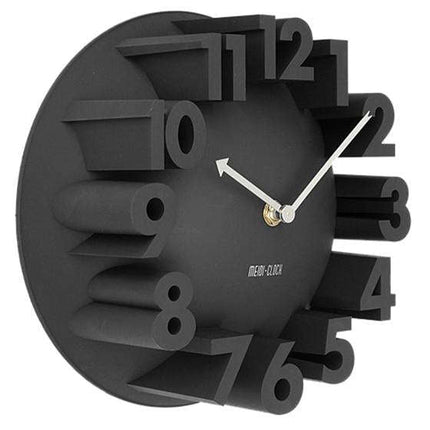 Moderne 3D design vægur med tal