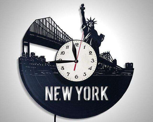 New York Frihedsgudinden vinyl vægur