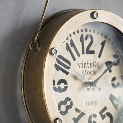 Stort industrielt vægur til ophæng