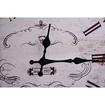 Vintage vægur i træ 35 cm