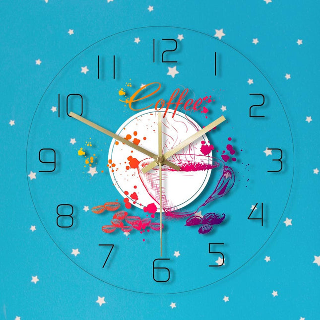 Moderne kaffe vægur til køkkenet