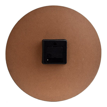 Vintage vægur i træ 35 cm