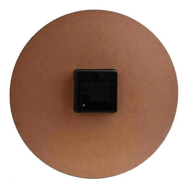 Vintage vægur i træ 35 cm