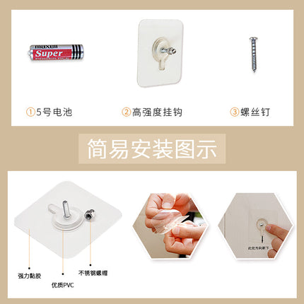 Moderne bordur i træ med pendul