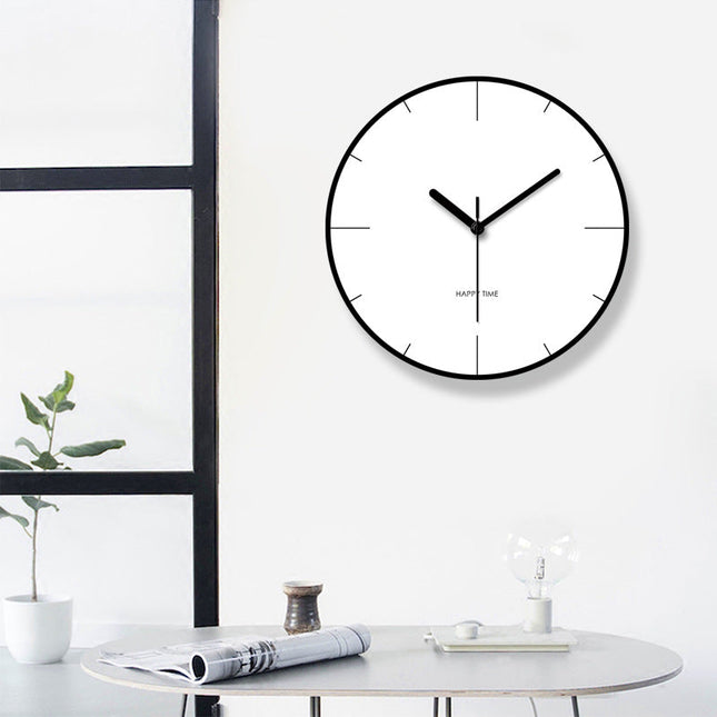Minimalistisk vægur til den moderne stue