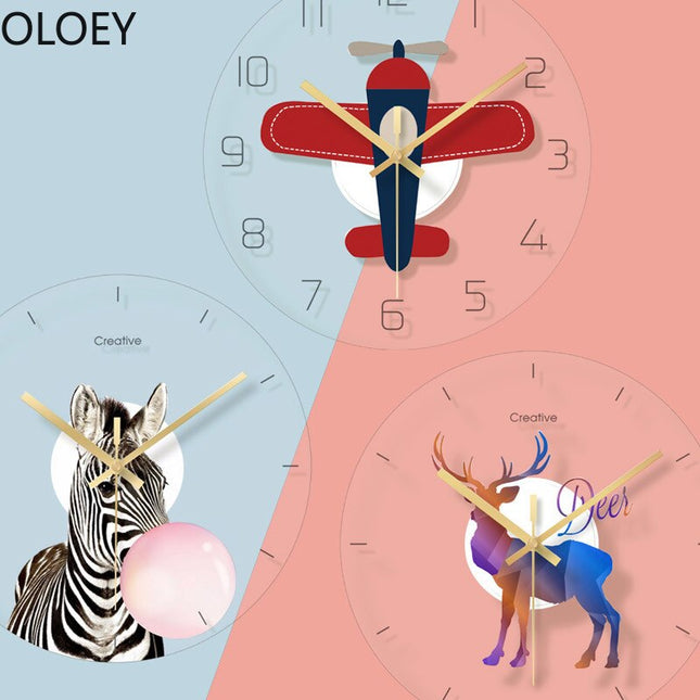 Sjovt børneur med rævemotiv