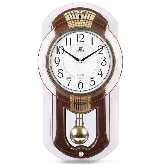 Klassisk pendulur i træ til væggen