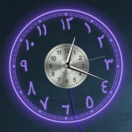 LED vægur med øst-arabiske tal