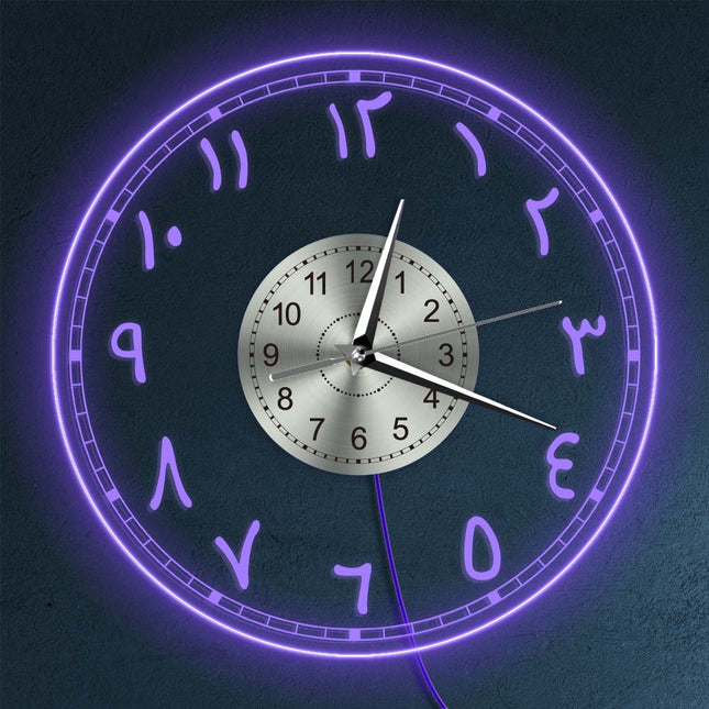 LED vægur med øst-arabiske tal