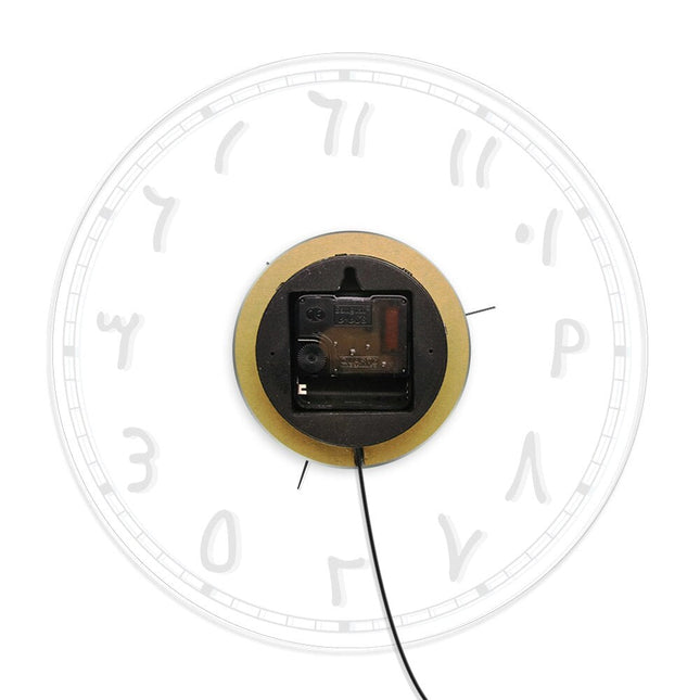 LED vægur med øst-arabiske tal