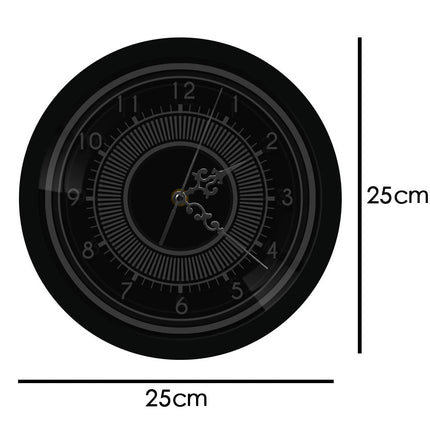 Moderne design vægur med LED-lys