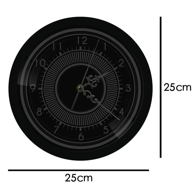 Moderne design vægur med LED-lys
