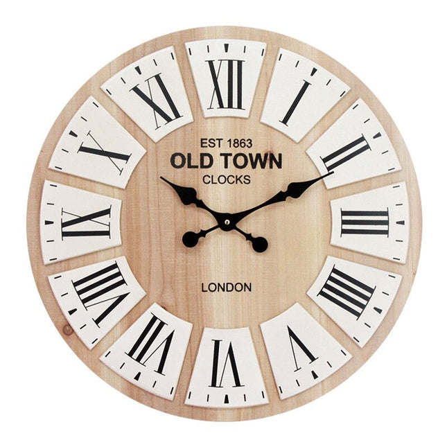 Retro 'Old Town' vægur trælook