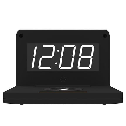 Digitalt vækkeur med trådløs oplader