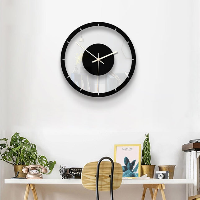 Moderne minimalistisk vægur i akryl