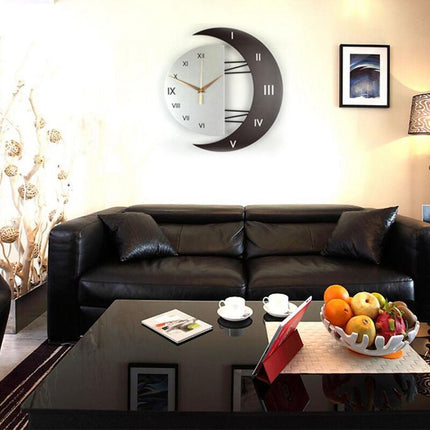 Vægur formet som halvmåne og stjerne