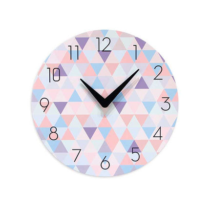 Moderne børneur med geometrisk mønster