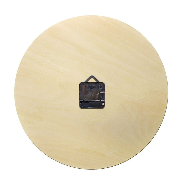 Vægur i træ med yoga positioner