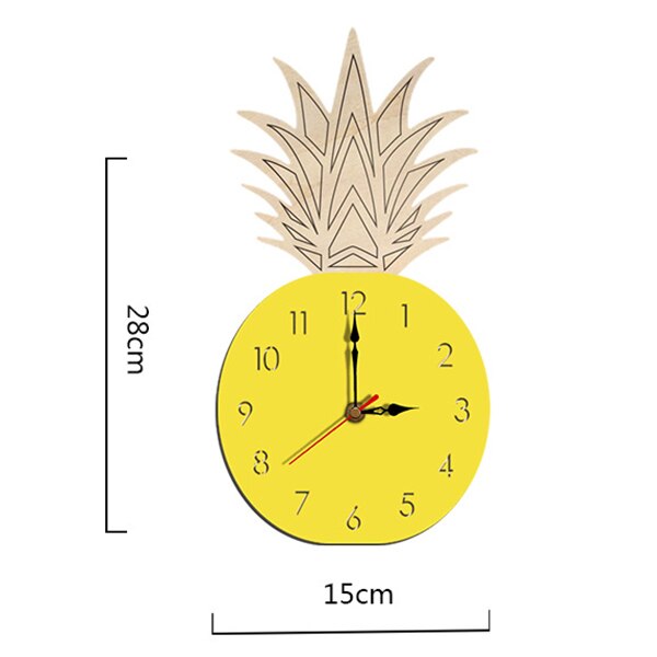 Sjovt vægur formet som ananas
