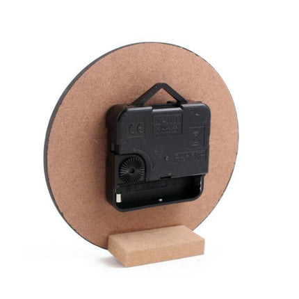 Vintage vægur i træ med London-flag