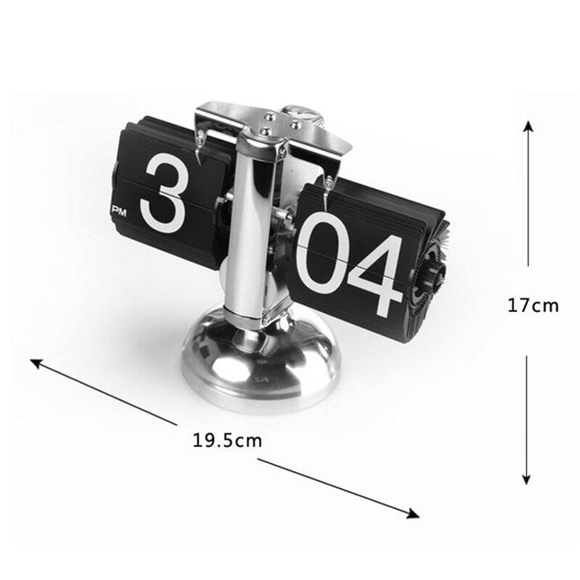 Klassisk sort og hvidt flip ur