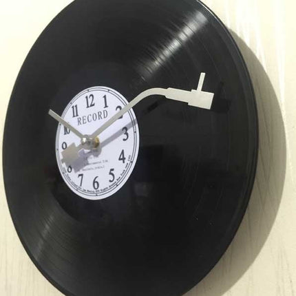 Retro vinylplade ur til væggen