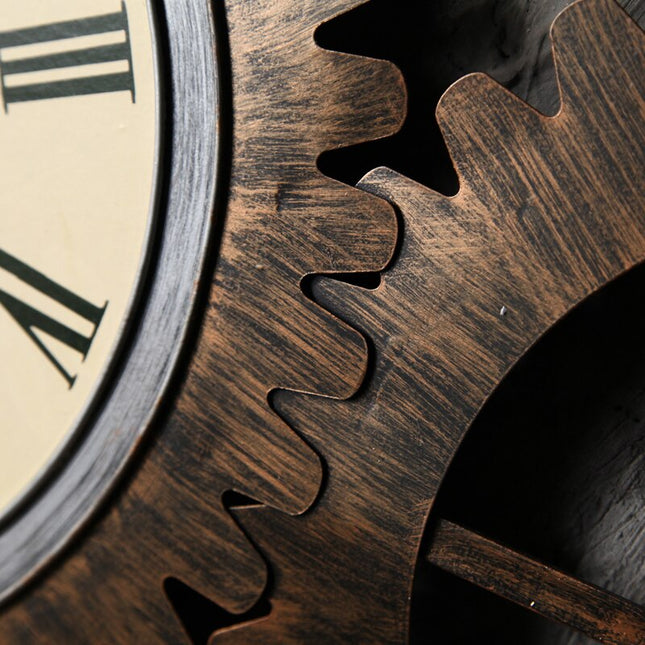 Industrielt vægur med mekaniske tandhjul