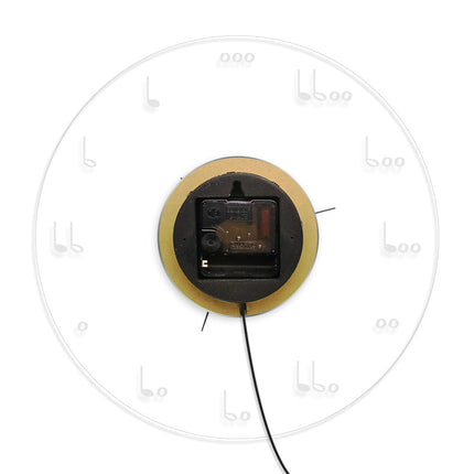 Vægur med musikalsk tema og LED