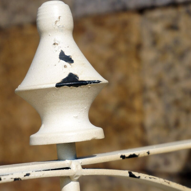 Dobbelt-sidet vintage stationsur til væg