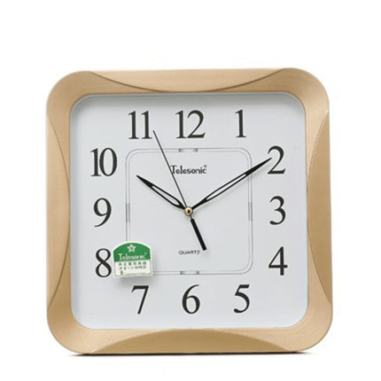 Klassisk firkantet vægur til kontoret