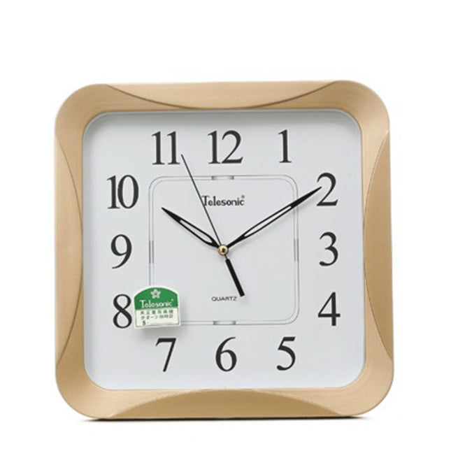 Klassisk firkantet vægur til kontoret