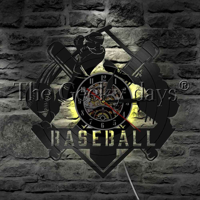 Unikt baseball sports-ur af vinyl