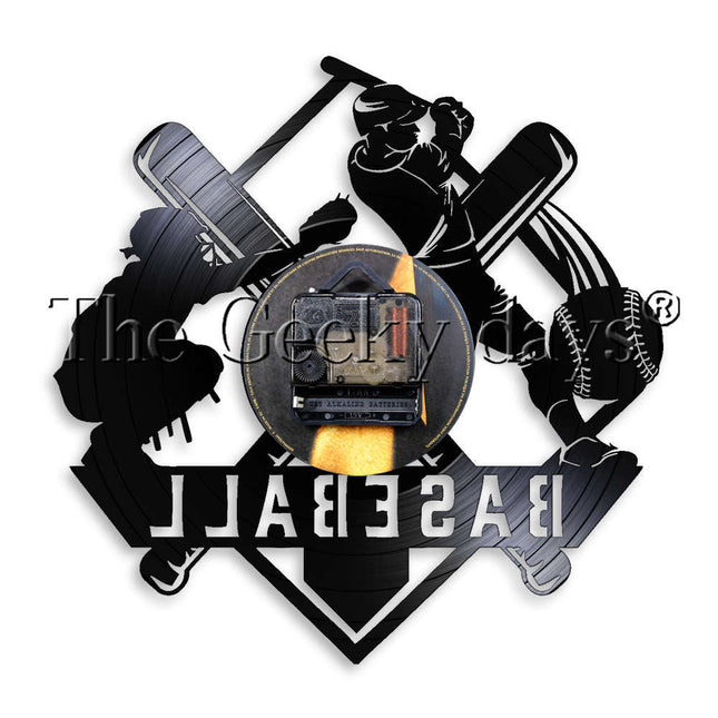 Unikt baseball sports-ur af vinyl