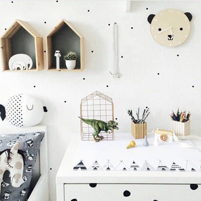 Sødt kylling vægur til børneværelset