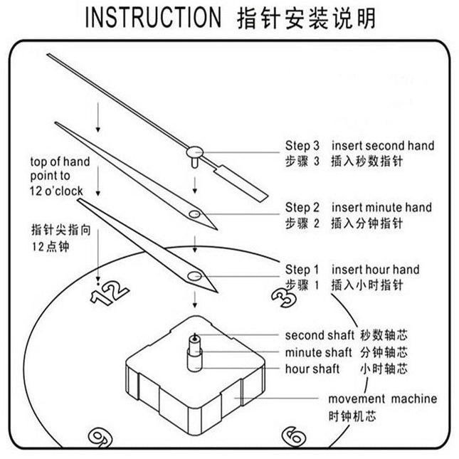 Skyformet vægur i træ til børneværelset