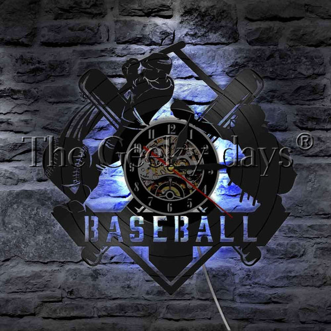 Unikt baseball sports-ur af vinyl