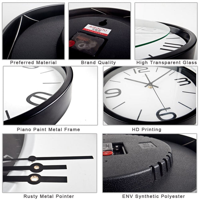 Sjovt vægur med pool motiv