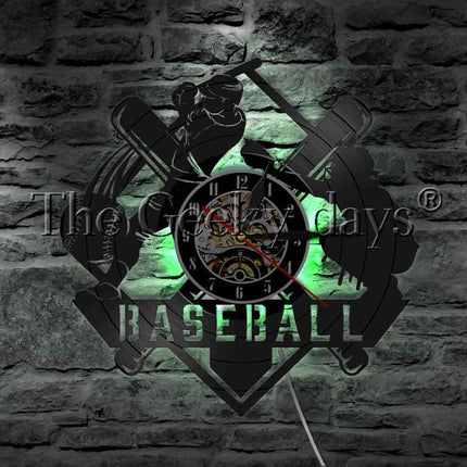 Unikt baseball sports-ur af vinyl