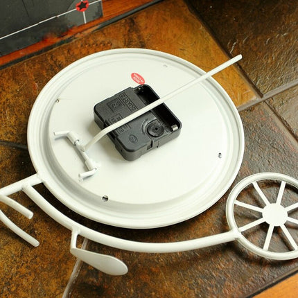 Vintage cykelur til bord eller hylde