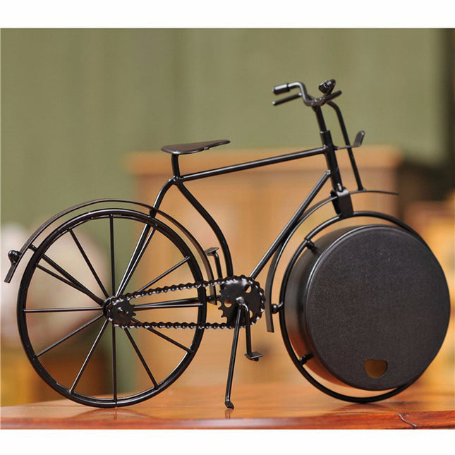 Retro bordur formet som en cykel