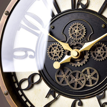 Gammelt industrielt pendulur til væggen