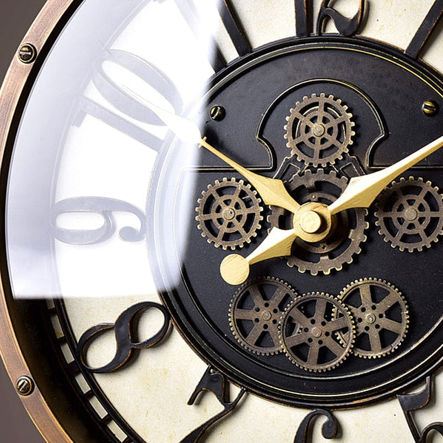 Gammelt industrielt pendulur til væggen