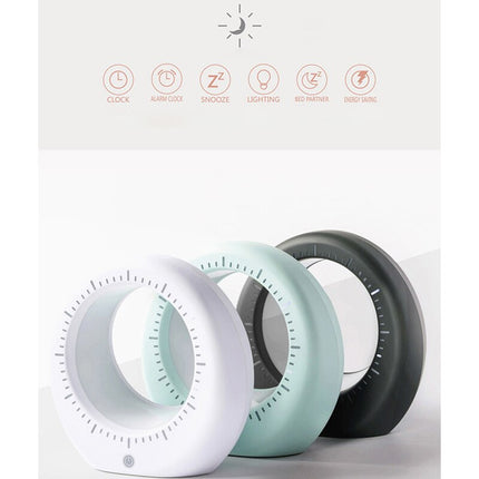 Futuristisk bordur med måne natlampe