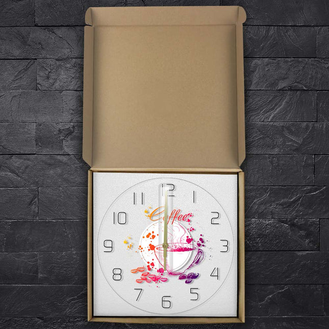 Moderne kaffe vægur til køkkenet