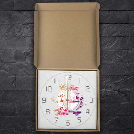 Moderne kaffe vægur til køkkenet