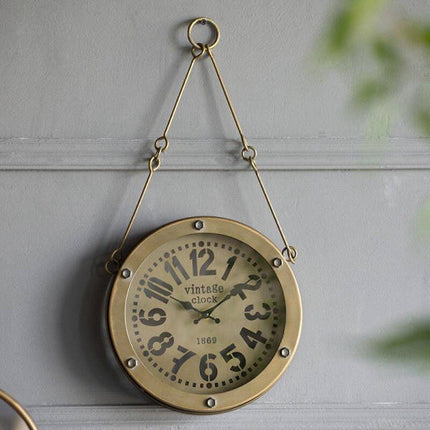 Stort industrielt vægur til ophæng